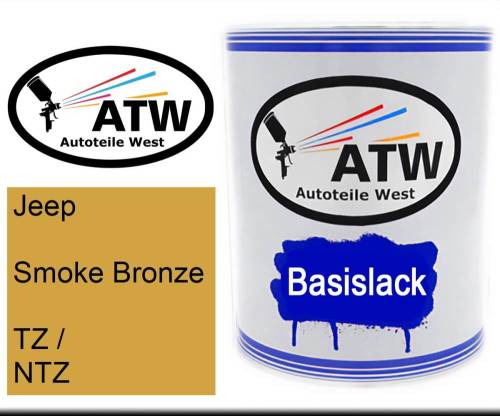 Jeep, Smoke Bronze, TZ / NTZ: 1L Lackdose, von ATW Autoteile West.